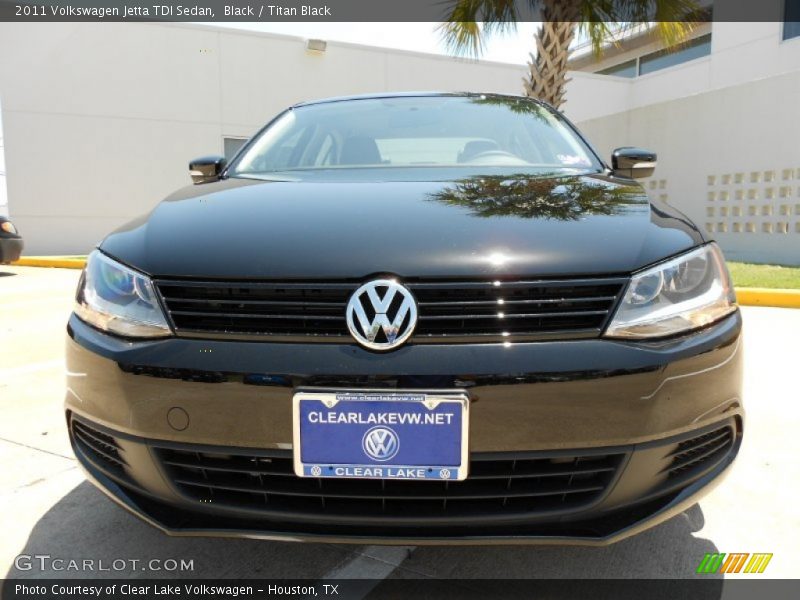 Black / Titan Black 2011 Volkswagen Jetta TDI Sedan