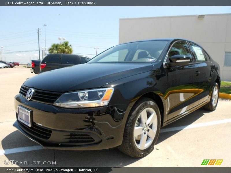 Black / Titan Black 2011 Volkswagen Jetta TDI Sedan