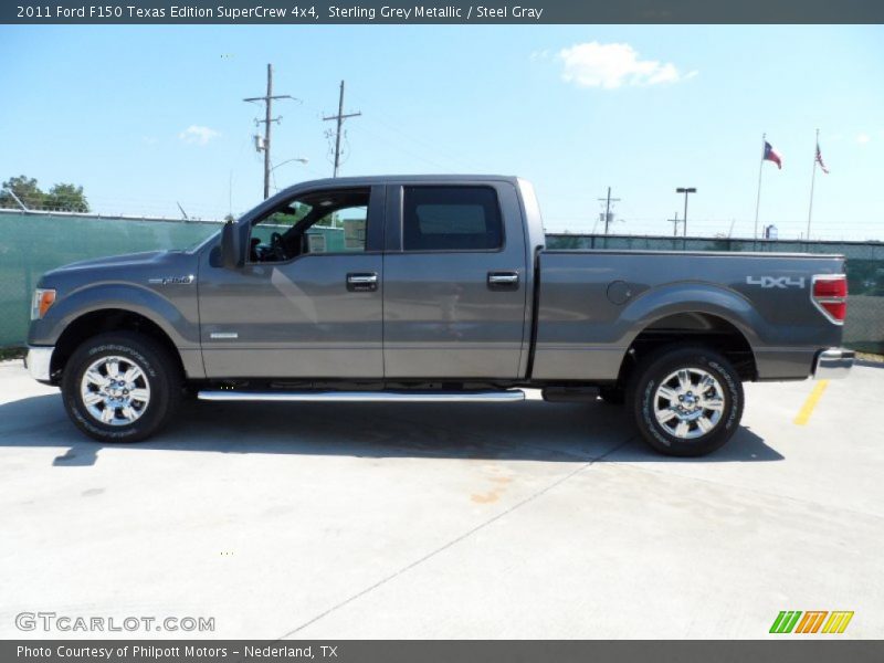 Sterling Grey Metallic / Steel Gray 2011 Ford F150 Texas Edition SuperCrew 4x4