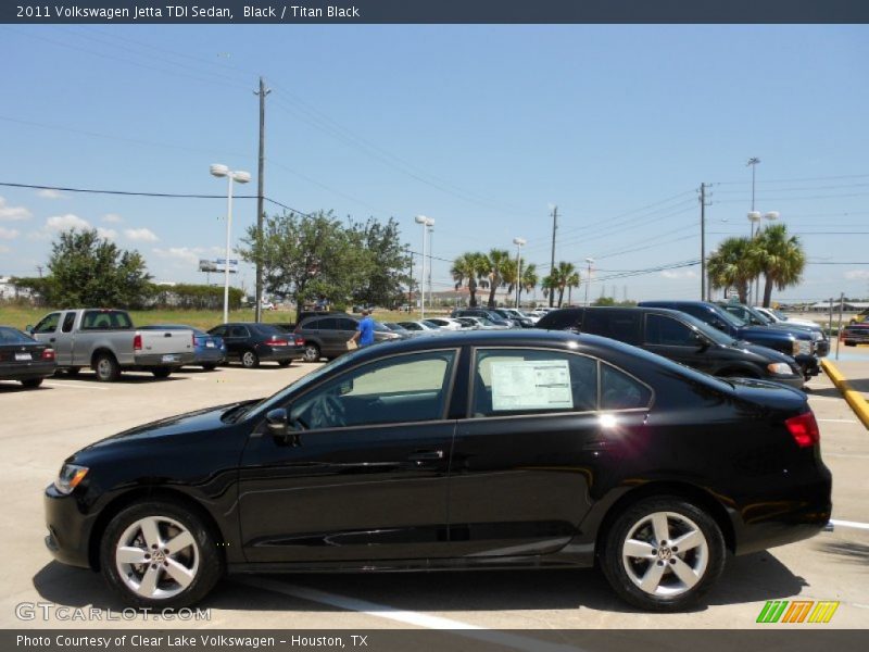 Black / Titan Black 2011 Volkswagen Jetta TDI Sedan