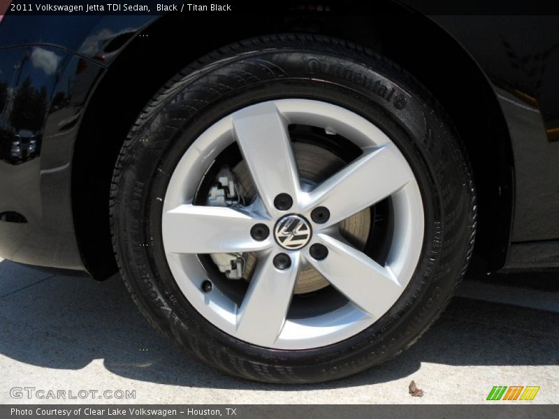 Black / Titan Black 2011 Volkswagen Jetta TDI Sedan
