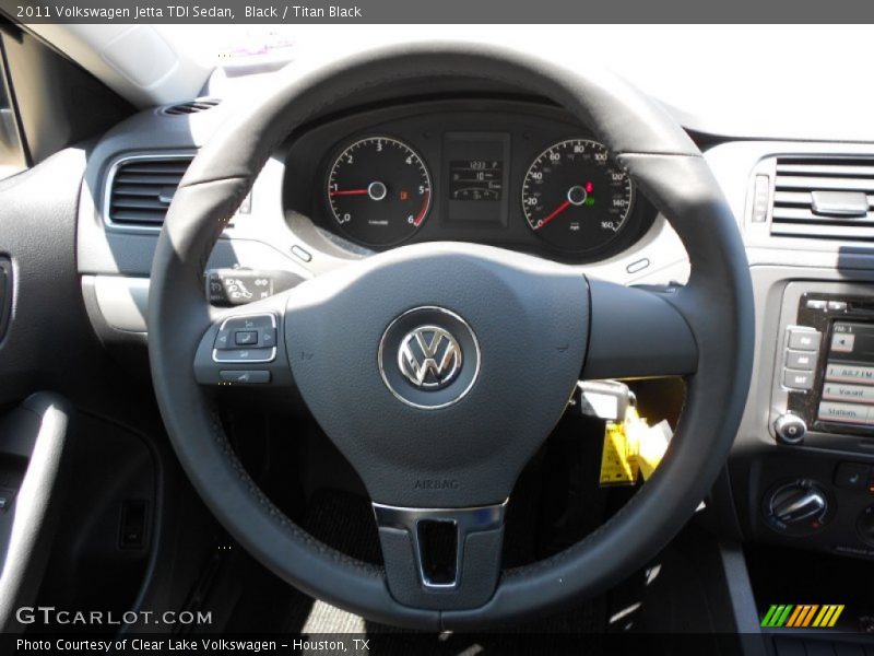 Black / Titan Black 2011 Volkswagen Jetta TDI Sedan