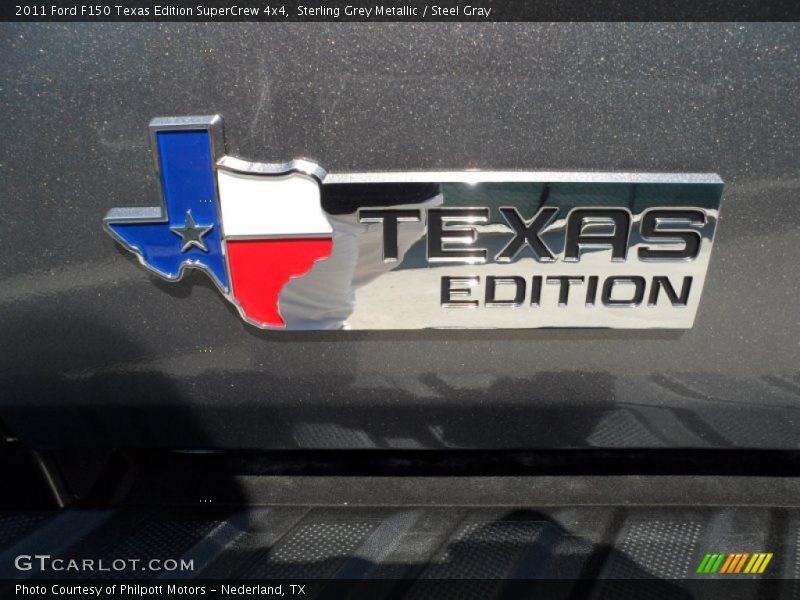 Sterling Grey Metallic / Steel Gray 2011 Ford F150 Texas Edition SuperCrew 4x4