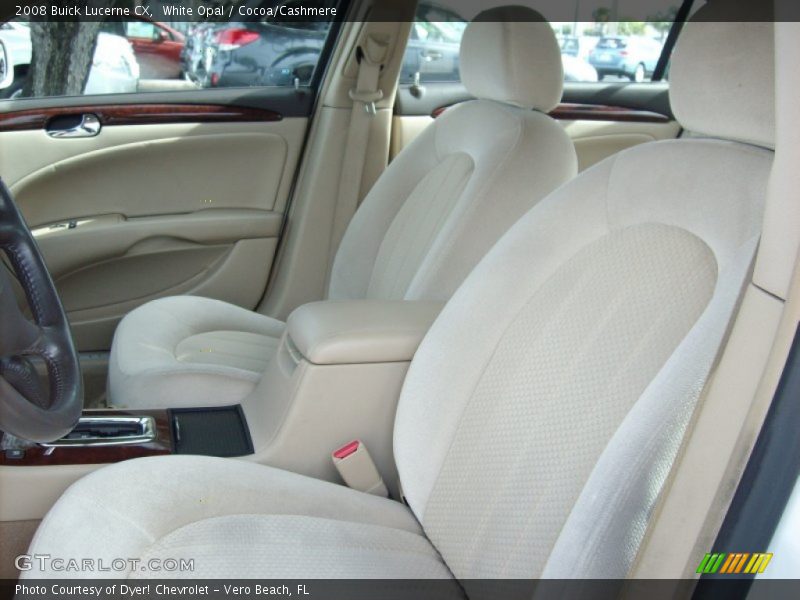 White Opal / Cocoa/Cashmere 2008 Buick Lucerne CX