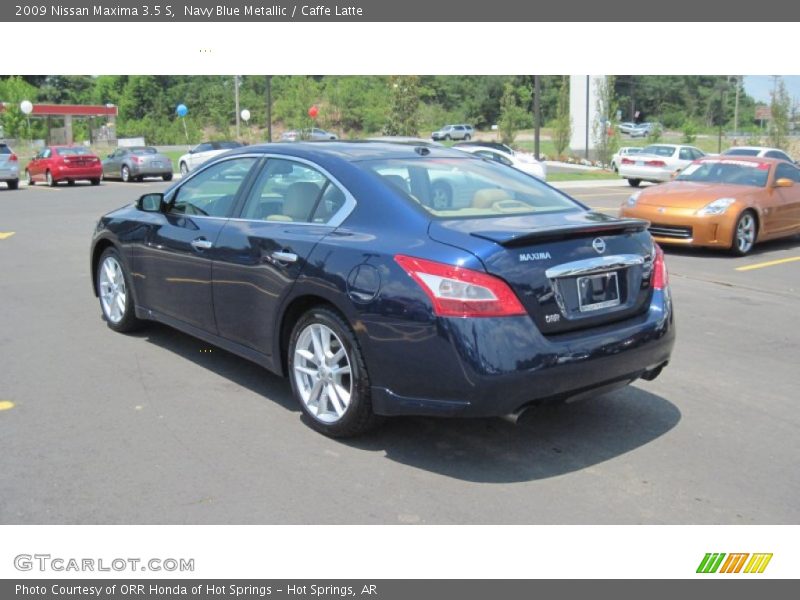 Navy Blue Metallic / Caffe Latte 2009 Nissan Maxima 3.5 S