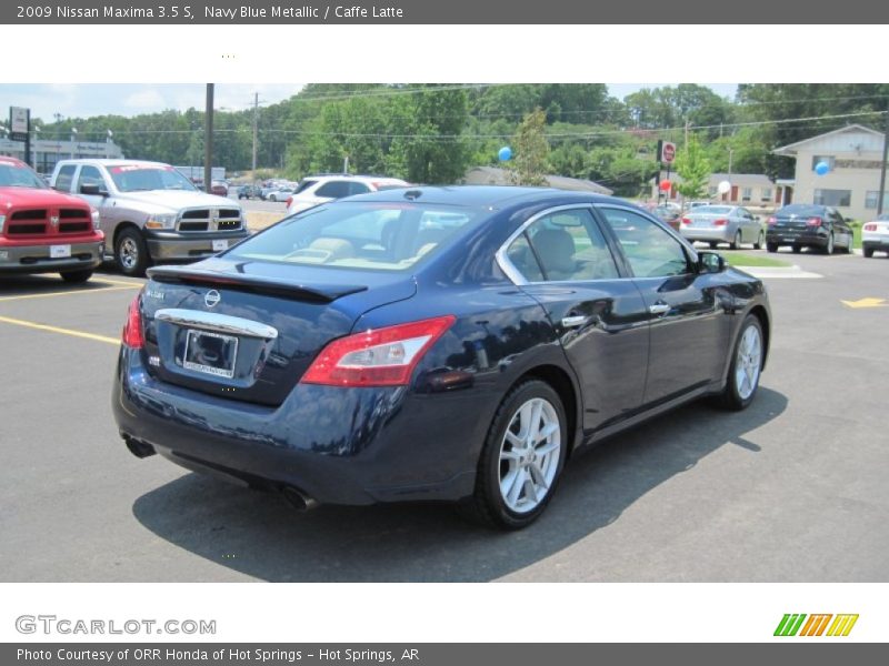 Navy Blue Metallic / Caffe Latte 2009 Nissan Maxima 3.5 S
