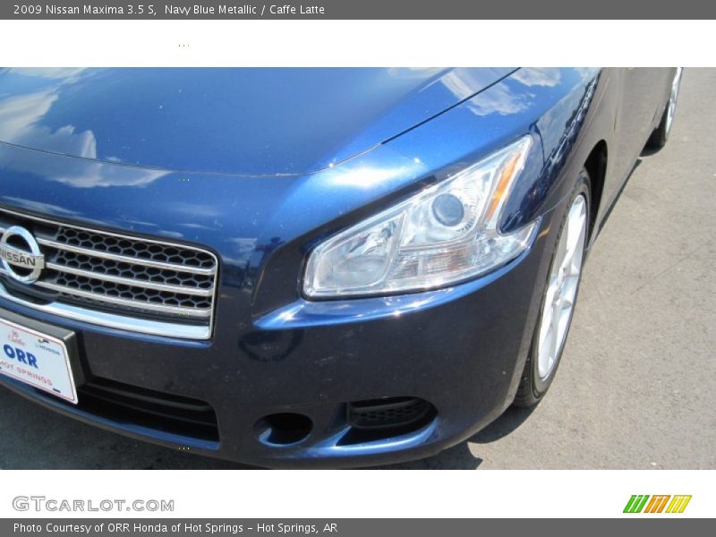 Navy Blue Metallic / Caffe Latte 2009 Nissan Maxima 3.5 S