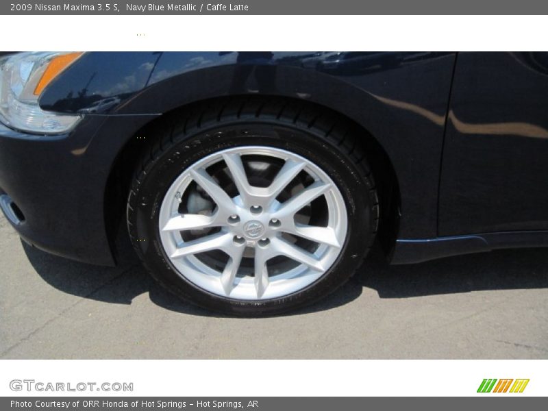 Navy Blue Metallic / Caffe Latte 2009 Nissan Maxima 3.5 S