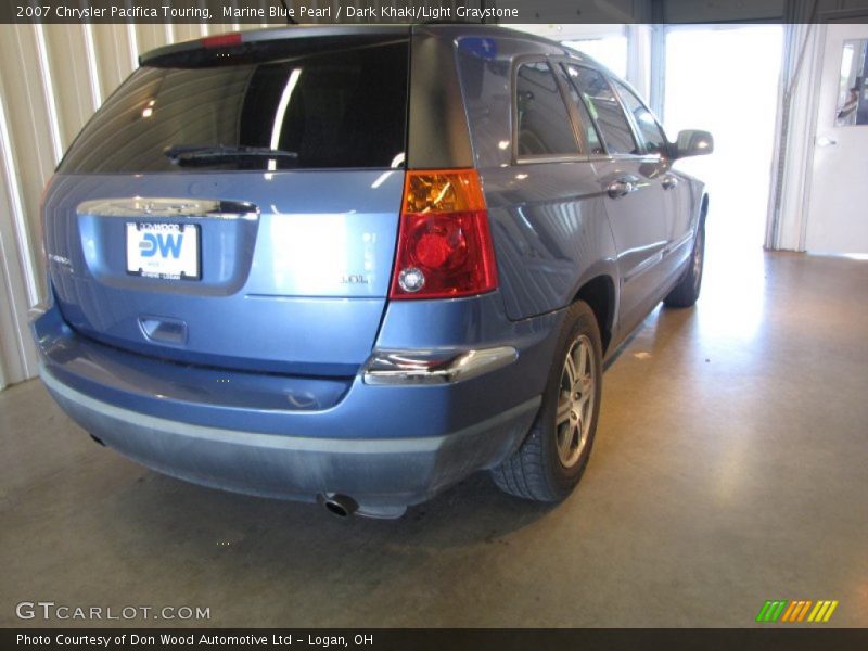 Marine Blue Pearl / Dark Khaki/Light Graystone 2007 Chrysler Pacifica Touring