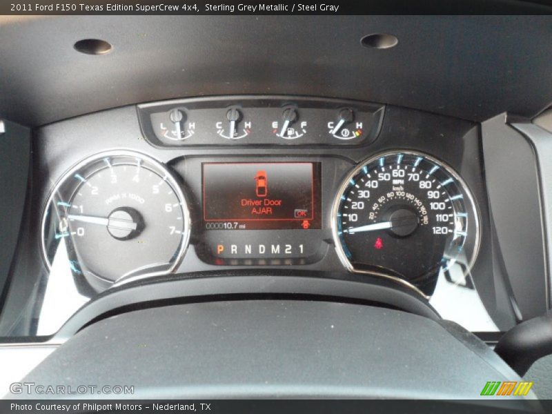 Sterling Grey Metallic / Steel Gray 2011 Ford F150 Texas Edition SuperCrew 4x4