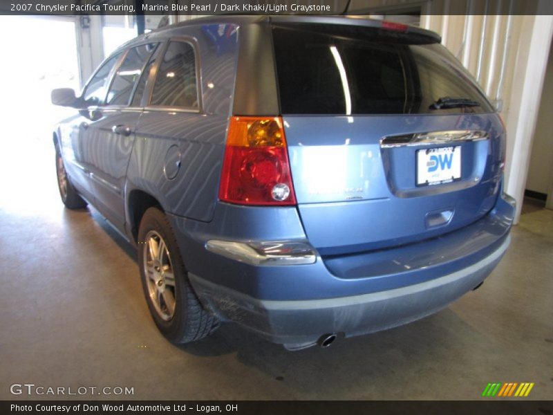 Marine Blue Pearl / Dark Khaki/Light Graystone 2007 Chrysler Pacifica Touring