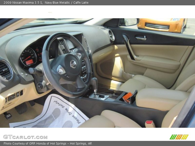Navy Blue Metallic / Caffe Latte 2009 Nissan Maxima 3.5 S