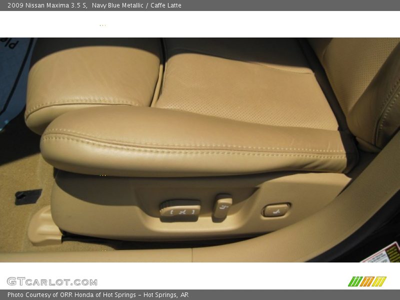 Navy Blue Metallic / Caffe Latte 2009 Nissan Maxima 3.5 S