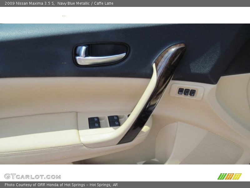 Navy Blue Metallic / Caffe Latte 2009 Nissan Maxima 3.5 S