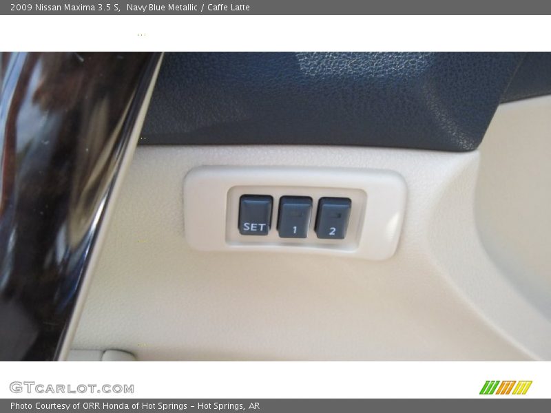 Navy Blue Metallic / Caffe Latte 2009 Nissan Maxima 3.5 S