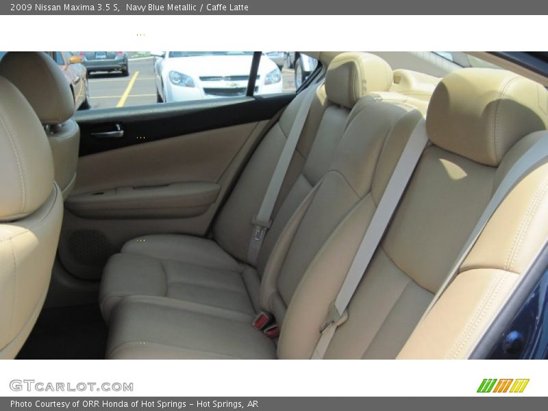 Navy Blue Metallic / Caffe Latte 2009 Nissan Maxima 3.5 S