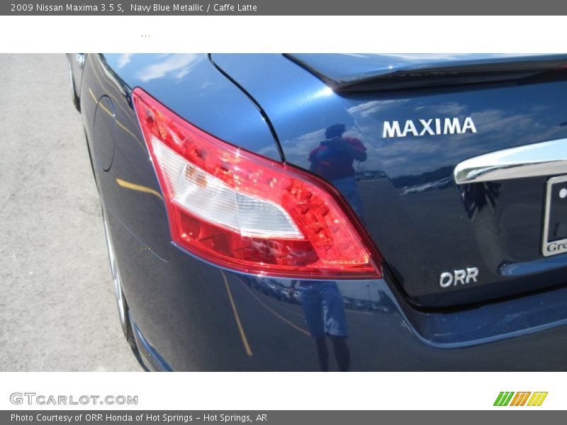 Navy Blue Metallic / Caffe Latte 2009 Nissan Maxima 3.5 S