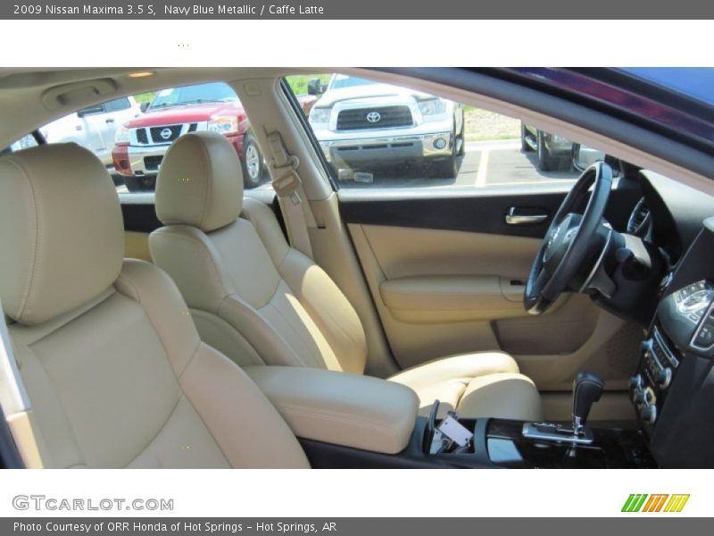 Navy Blue Metallic / Caffe Latte 2009 Nissan Maxima 3.5 S
