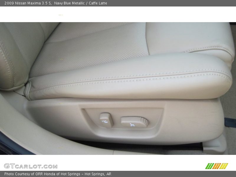 Navy Blue Metallic / Caffe Latte 2009 Nissan Maxima 3.5 S