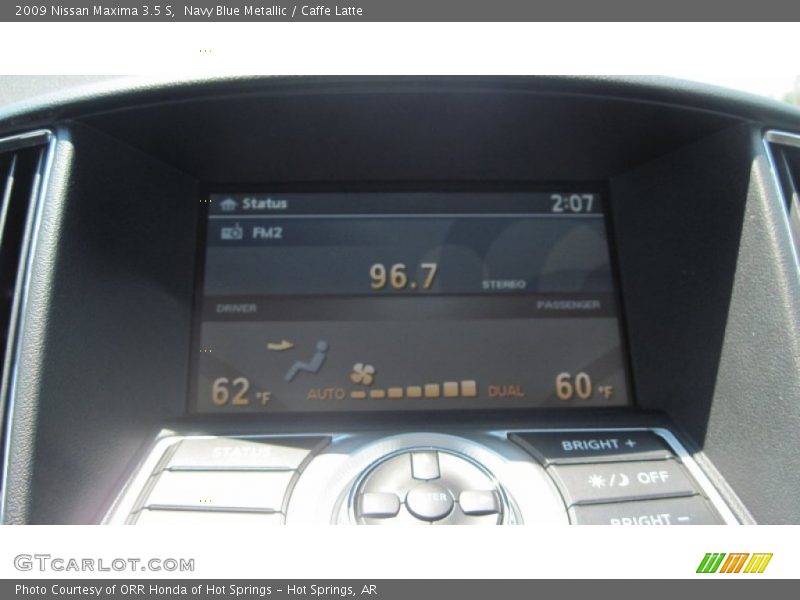 Navy Blue Metallic / Caffe Latte 2009 Nissan Maxima 3.5 S