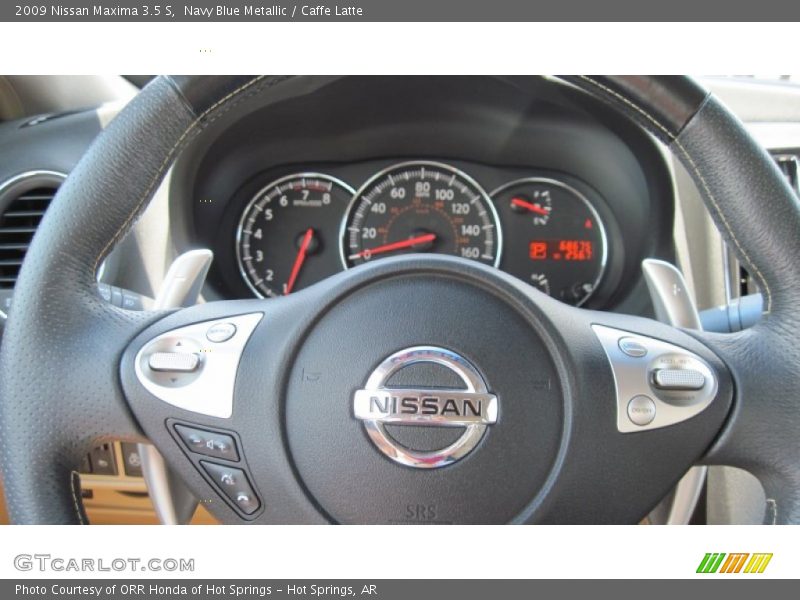 Navy Blue Metallic / Caffe Latte 2009 Nissan Maxima 3.5 S
