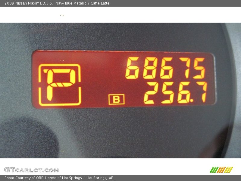 Navy Blue Metallic / Caffe Latte 2009 Nissan Maxima 3.5 S