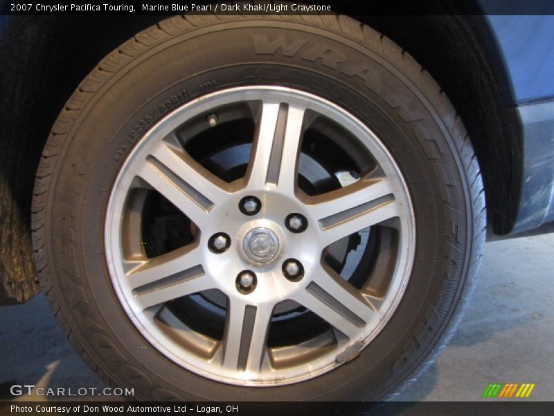 Marine Blue Pearl / Dark Khaki/Light Graystone 2007 Chrysler Pacifica Touring