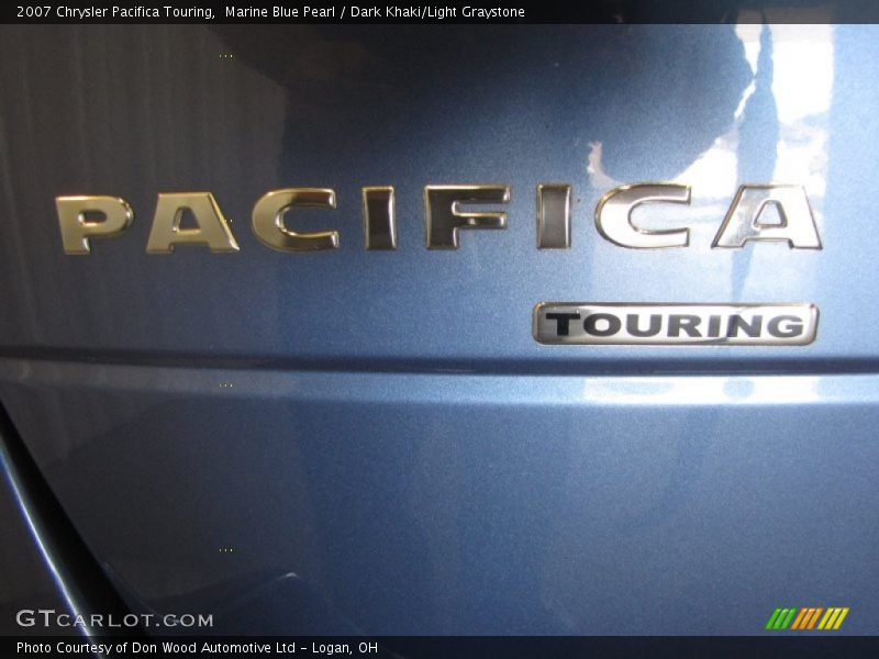 Marine Blue Pearl / Dark Khaki/Light Graystone 2007 Chrysler Pacifica Touring