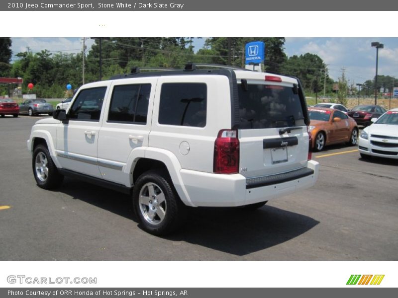 Stone White / Dark Slate Gray 2010 Jeep Commander Sport