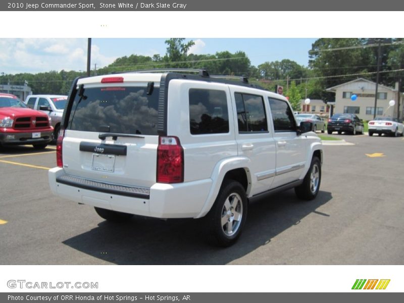 Stone White / Dark Slate Gray 2010 Jeep Commander Sport