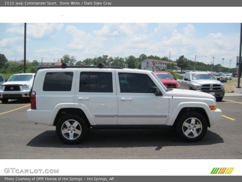 Stone White / Dark Slate Gray 2010 Jeep Commander Sport