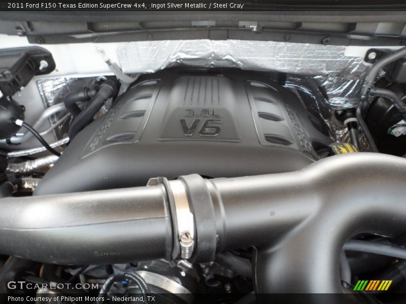 Ingot Silver Metallic / Steel Gray 2011 Ford F150 Texas Edition SuperCrew 4x4