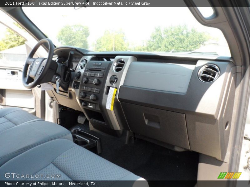 Ingot Silver Metallic / Steel Gray 2011 Ford F150 Texas Edition SuperCrew 4x4