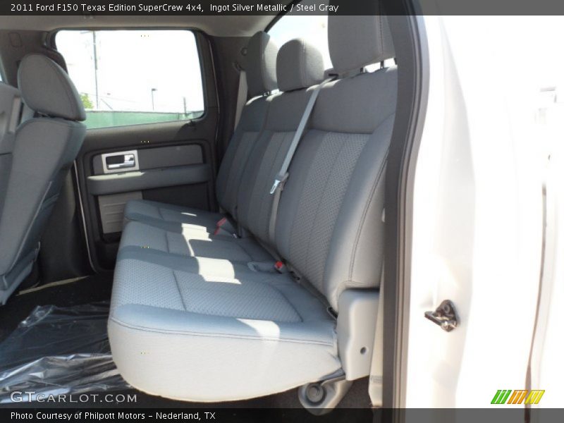 Ingot Silver Metallic / Steel Gray 2011 Ford F150 Texas Edition SuperCrew 4x4