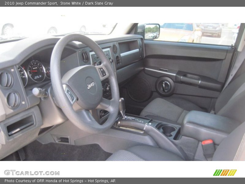 Stone White / Dark Slate Gray 2010 Jeep Commander Sport