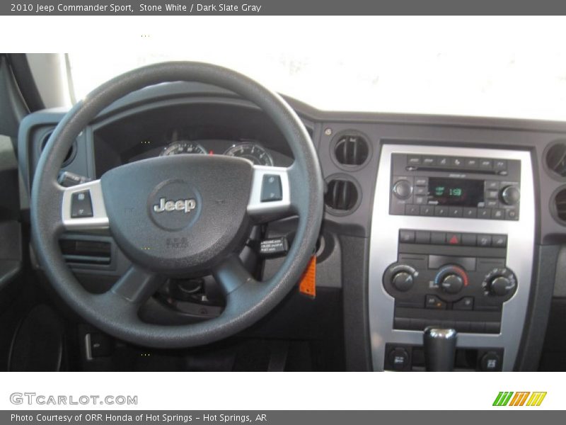 Stone White / Dark Slate Gray 2010 Jeep Commander Sport