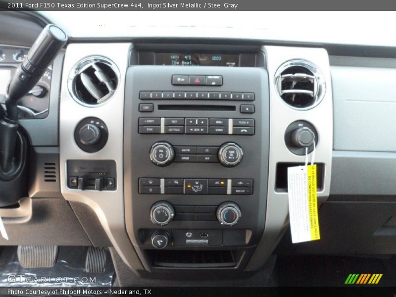 Ingot Silver Metallic / Steel Gray 2011 Ford F150 Texas Edition SuperCrew 4x4