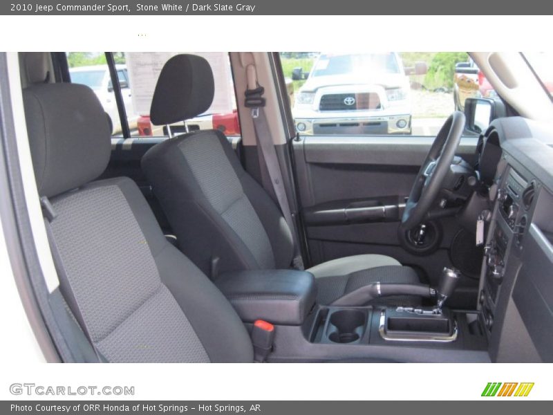 Stone White / Dark Slate Gray 2010 Jeep Commander Sport