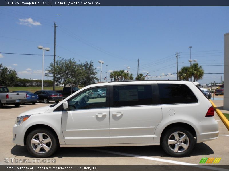 Calla Lily White / Aero Gray 2011 Volkswagen Routan SE