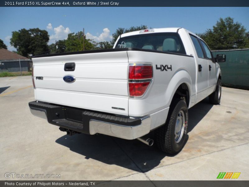 Oxford White / Steel Gray 2011 Ford F150 XL SuperCrew 4x4