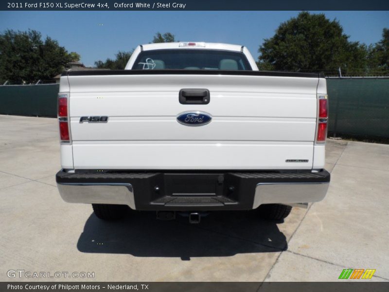 Oxford White / Steel Gray 2011 Ford F150 XL SuperCrew 4x4