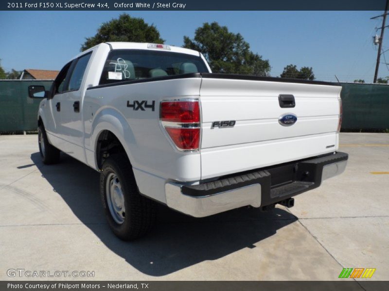 Oxford White / Steel Gray 2011 Ford F150 XL SuperCrew 4x4