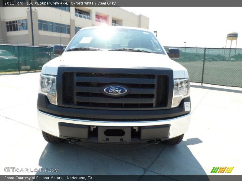 Oxford White / Steel Gray 2011 Ford F150 XL SuperCrew 4x4