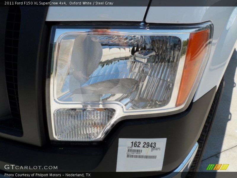 Oxford White / Steel Gray 2011 Ford F150 XL SuperCrew 4x4