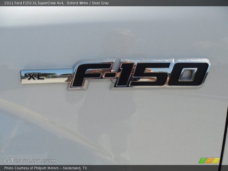 Oxford White / Steel Gray 2011 Ford F150 XL SuperCrew 4x4