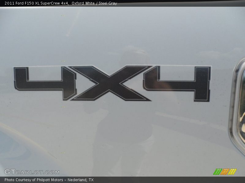 Oxford White / Steel Gray 2011 Ford F150 XL SuperCrew 4x4