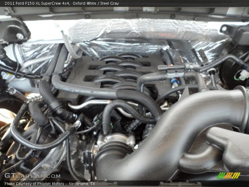 Oxford White / Steel Gray 2011 Ford F150 XL SuperCrew 4x4