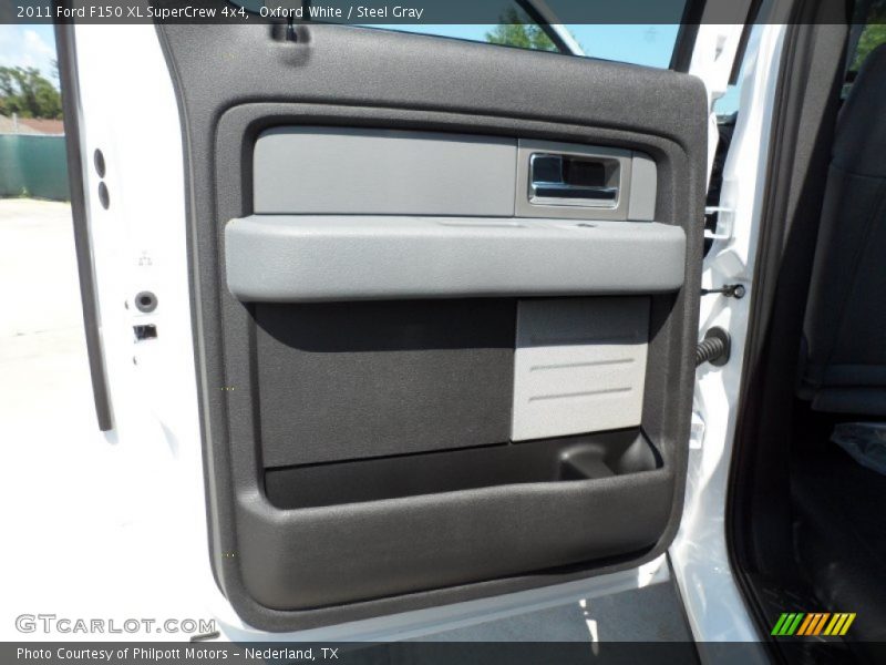 Oxford White / Steel Gray 2011 Ford F150 XL SuperCrew 4x4