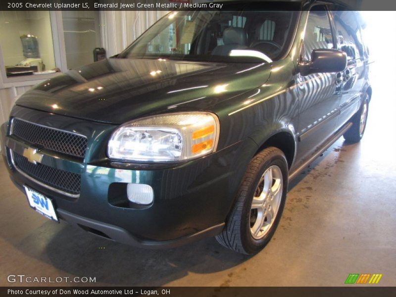 Emerald Jewel Green Metallic / Medium Gray 2005 Chevrolet Uplander LS