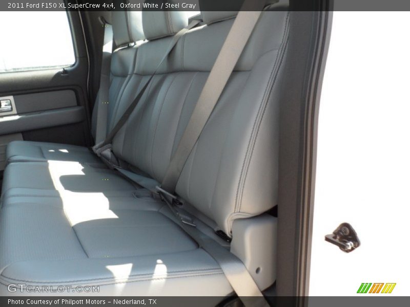 Oxford White / Steel Gray 2011 Ford F150 XL SuperCrew 4x4